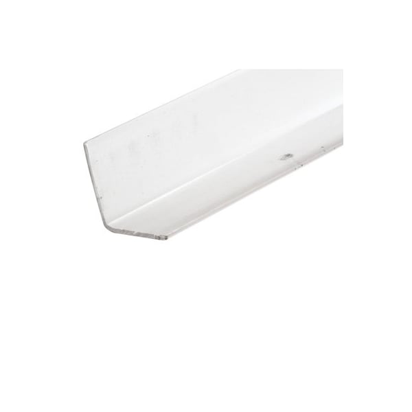 Prime-Line Vinyl Perforated Corner Shield, 1-1/8 Inch x 48 Inch, Clear (Single Pack) U 9130 - main